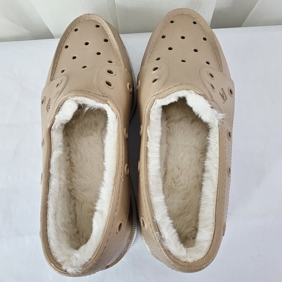 Sperry Women's Authentic Original Float Cozy Boat Shoe Tan Glitter ShimmerSize 8 - Picture 7 of 11